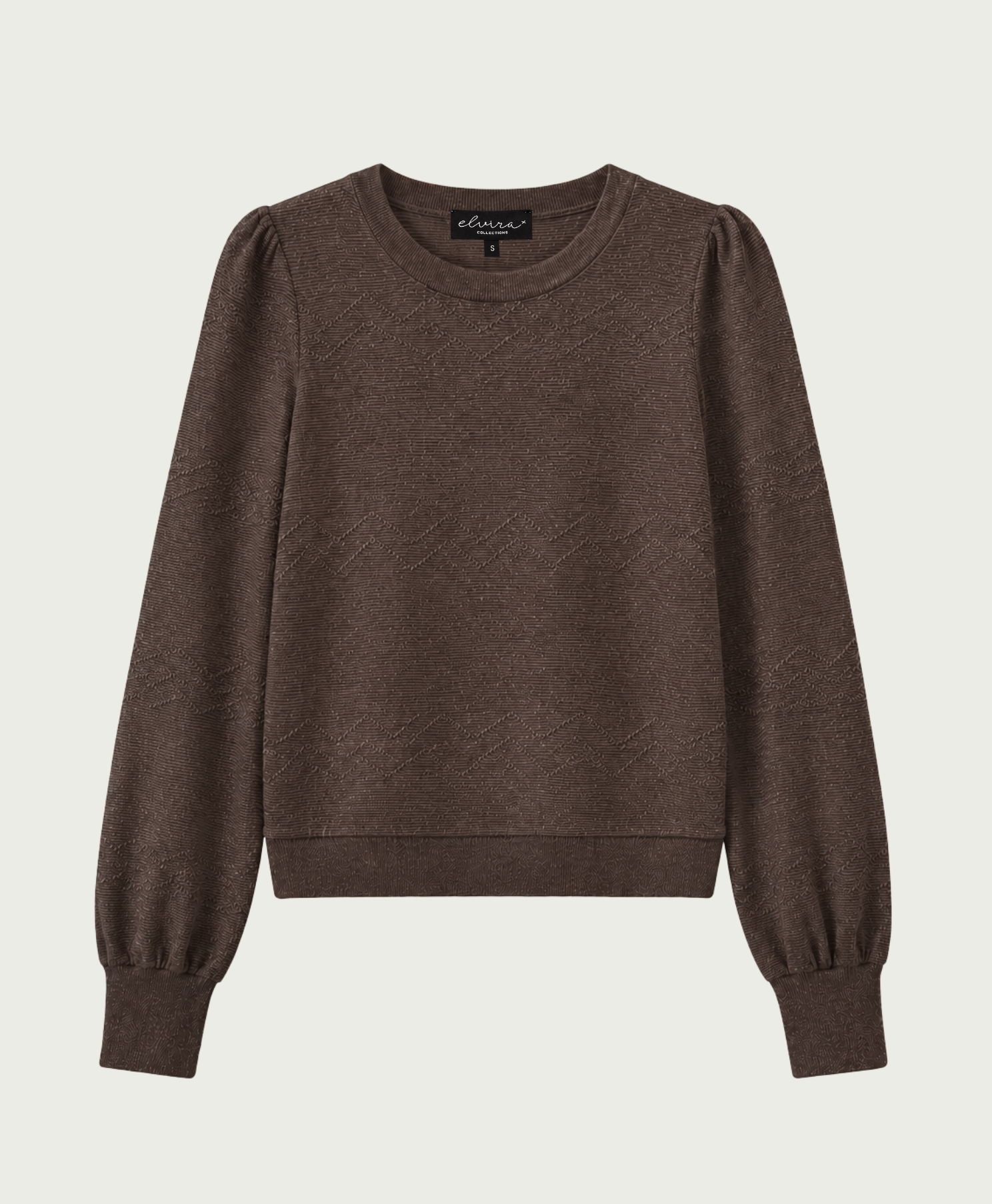 Elvira Collections Glitzer Pullover Lunelle - Mocha