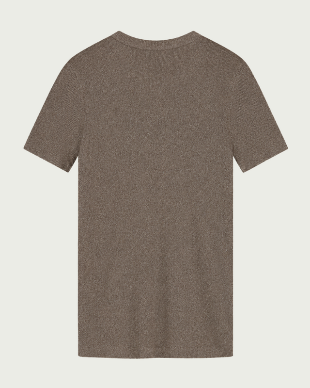 Elvira Collections Glitzer T-Shirt Virelora - Cappuccino