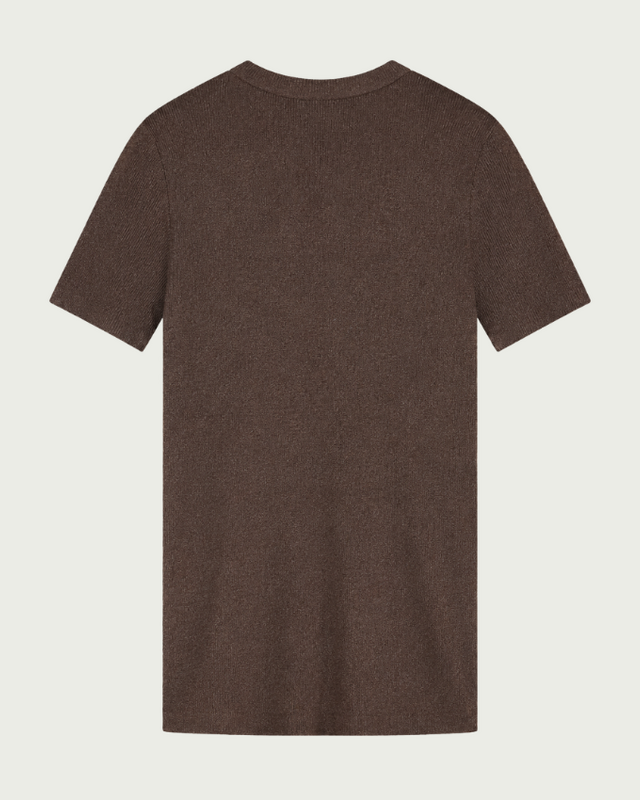 Elvira Collections Glitter T-Shirt Virelora - Mocha