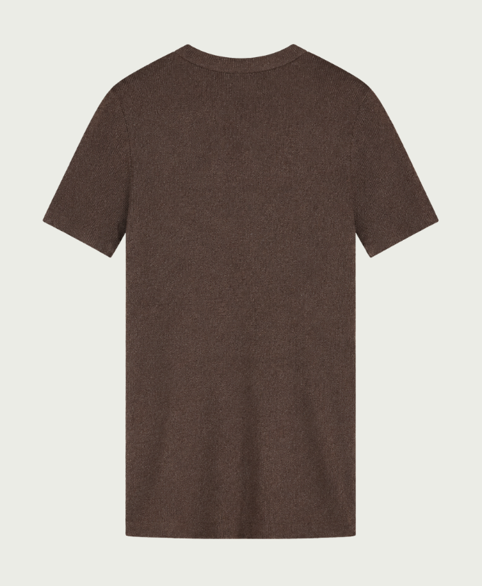 Elvira Collections Glitzer T-Shirt Virelora - Mocha