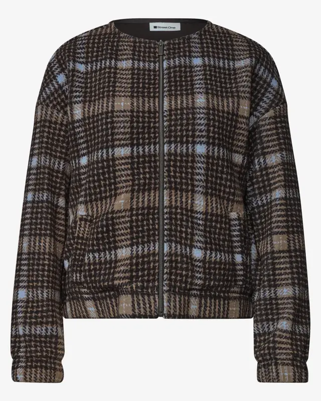Street One Jacket Corduroy Structure - Silk Brown