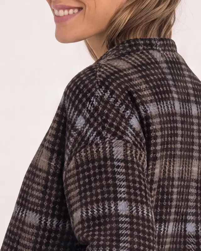 Street One Jacket Corduroy Structure - Silk Brown