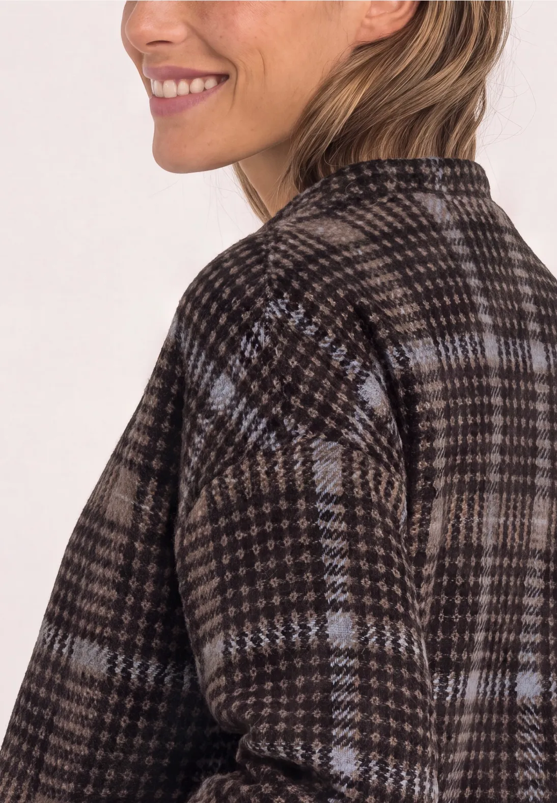 Street One Jacket Corduroy Structure - Silk Brown