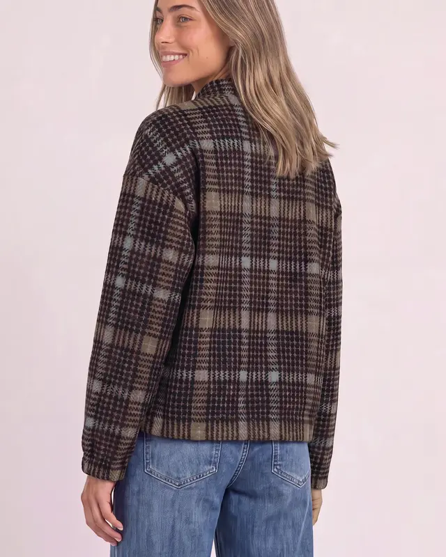 Street One Jacket Corduroy Structure - Silk Brown