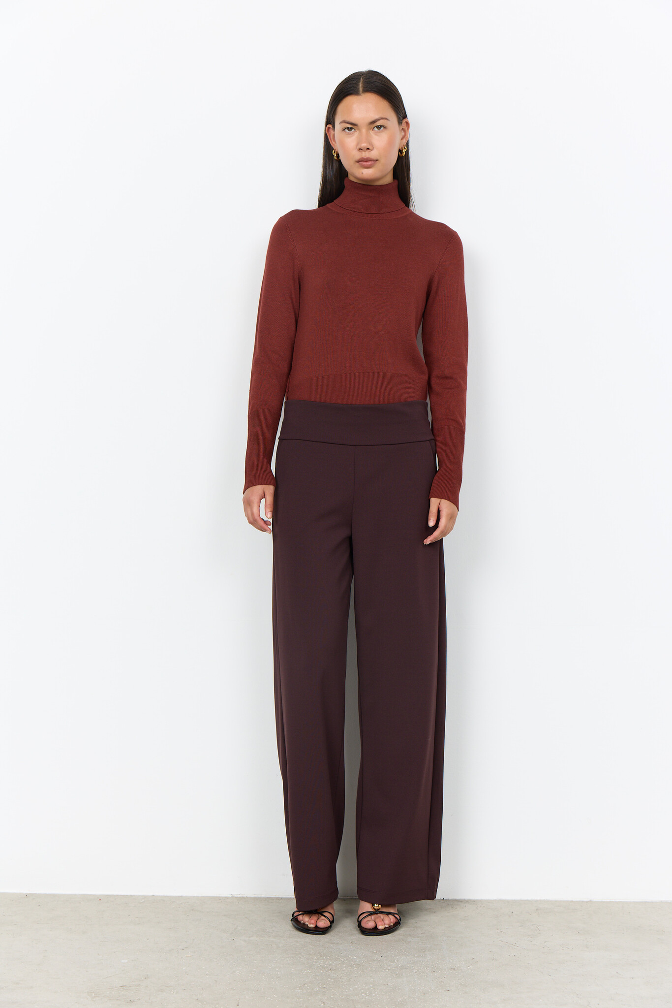 Soyaconcept Broek Siham 48 - Chocolate Plum