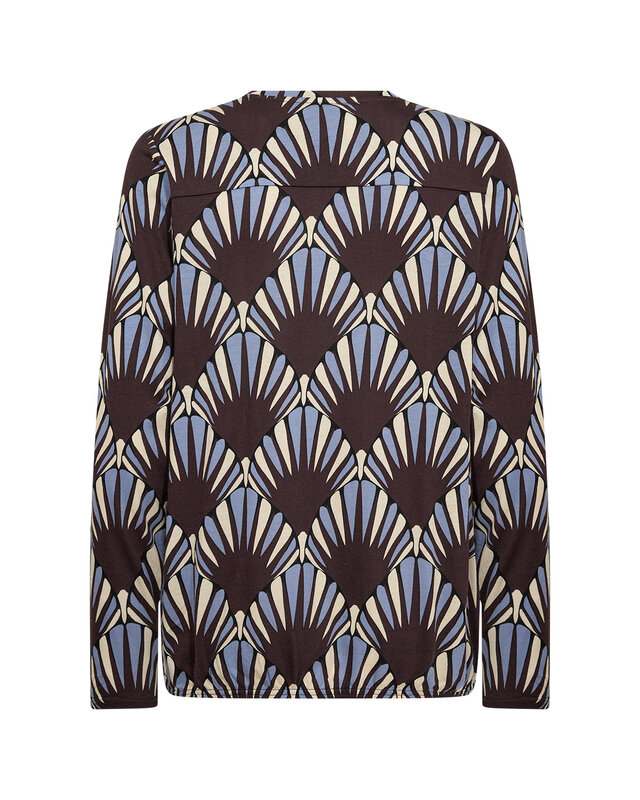 Soyaconcept Shirt Felicity AOP 556 - Chocolate Plum