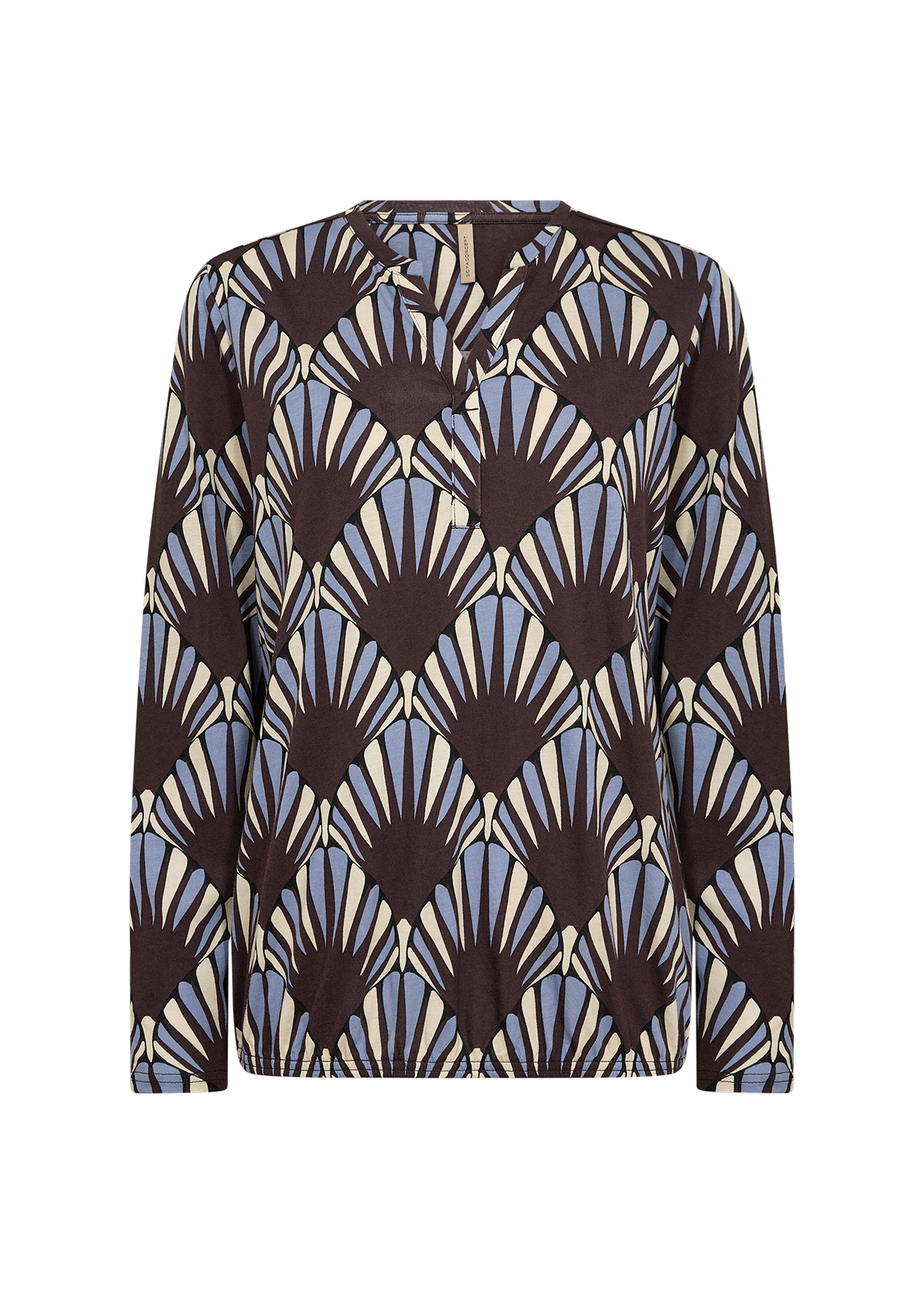 Soyaconcept Shirt Felicity AOP 556 - Chocolate Plum