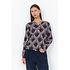 Shirt Felicity AOP 556 - Chocolate Plum