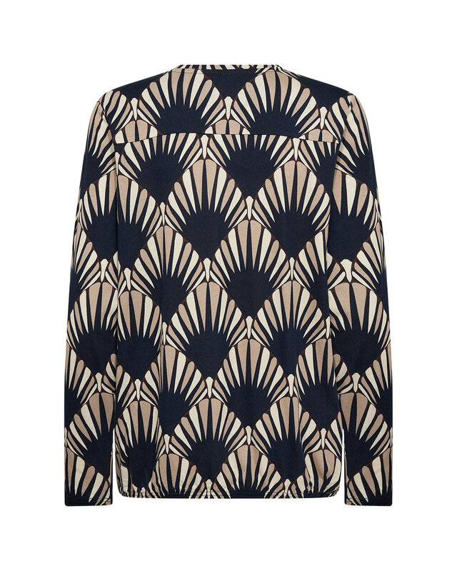 Soyaconcept Shirt Felicity AOP 556 - Navy Combi