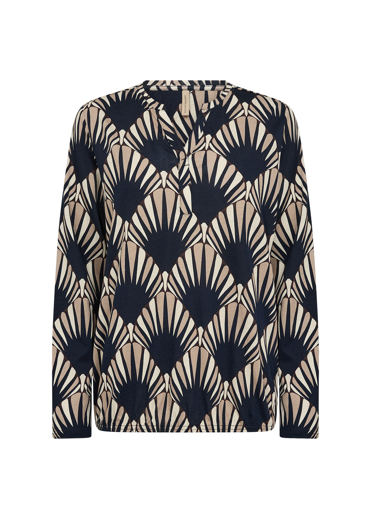 Soyaconcept Shirt Felicity AOP 556 - Navy Combi