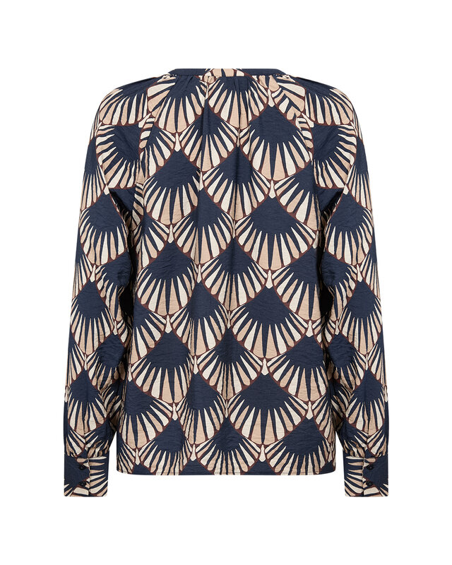 Soyaconcept Blouse Halin AOP 1 - Navy Combi