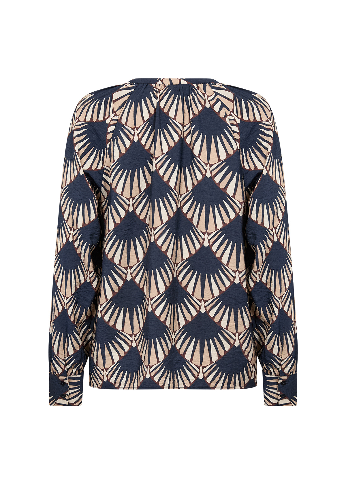 Soyaconcept Bluse Halin AOP 1 - Navy Combi