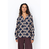Bluse Halin AOP 1 - Navy Combi