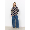 Bluse AOP Halin 2 - Navy Combi