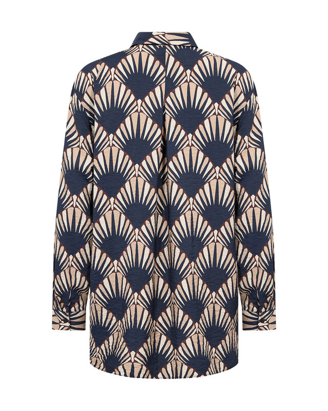 Soyaconcept Blouse AOP Halin 2 - Navy Combi