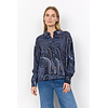 Bluse Halna AOP 1 - Navy Combi