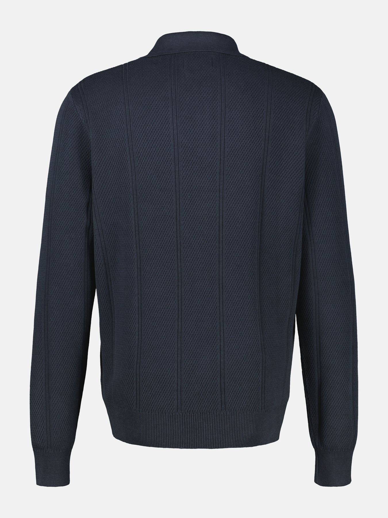 Lerros Poloshirt Vertical Stripe - Classic Navy