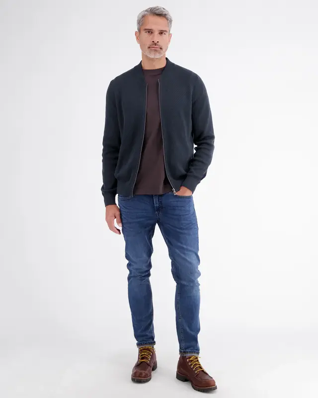 Lerros Vest Platte Hals - Classic Navy
