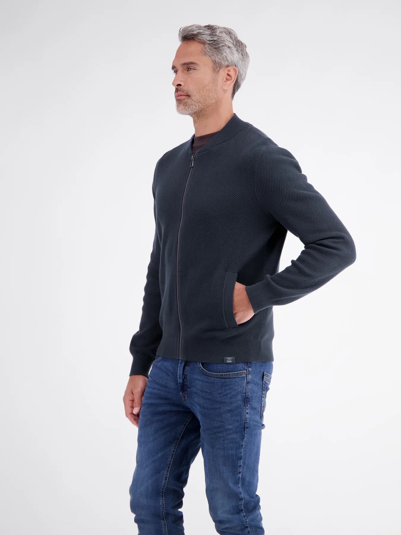 Lerros Vest Platte Hals - Classic Navy