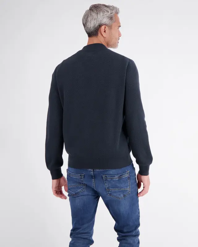 Lerros Vest Platte Hals - Classic Navy