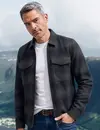Lerros Karomuster Hemd mit Zipper - Classic Navy