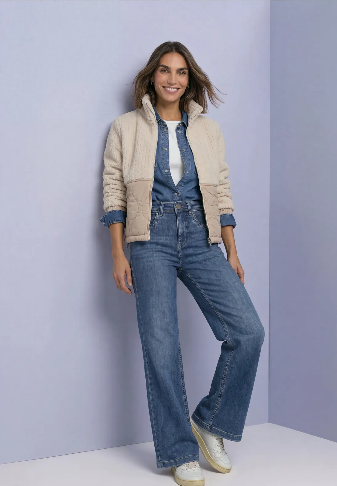 Street One Teddy Jas Softshell Details - Soft Fawn Beige