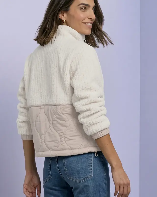 Street One Teddy Jacket Softshell Details - Soft Fawn Beige