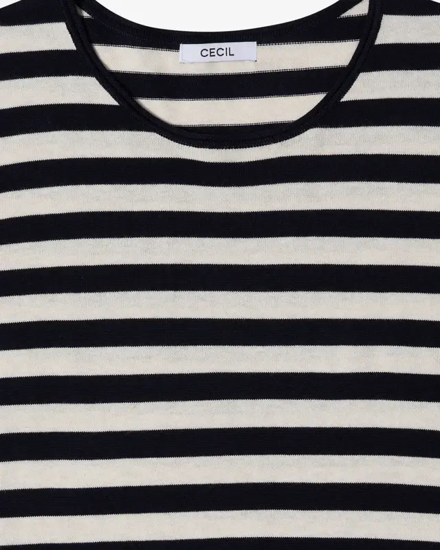 Cecil Trui met Strepen - Urban Dark Blue