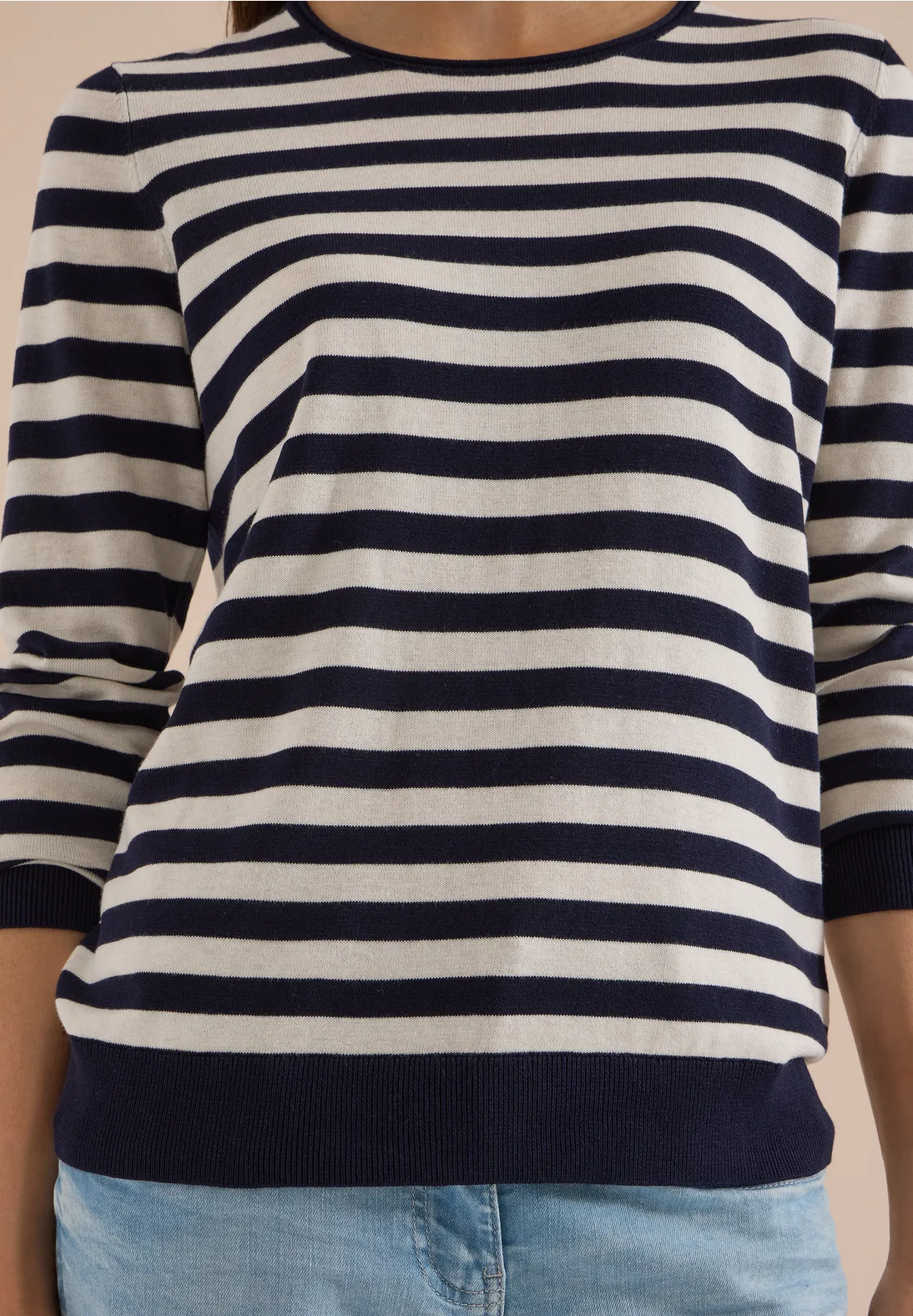 Cecil Trui met Strepen - Urban Dark Blue