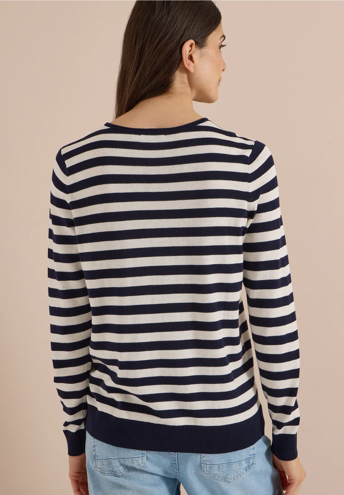 Cecil Trui met Strepen - Urban Dark Blue