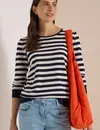 Cecil Striped Jumper - Urban Dark Blue