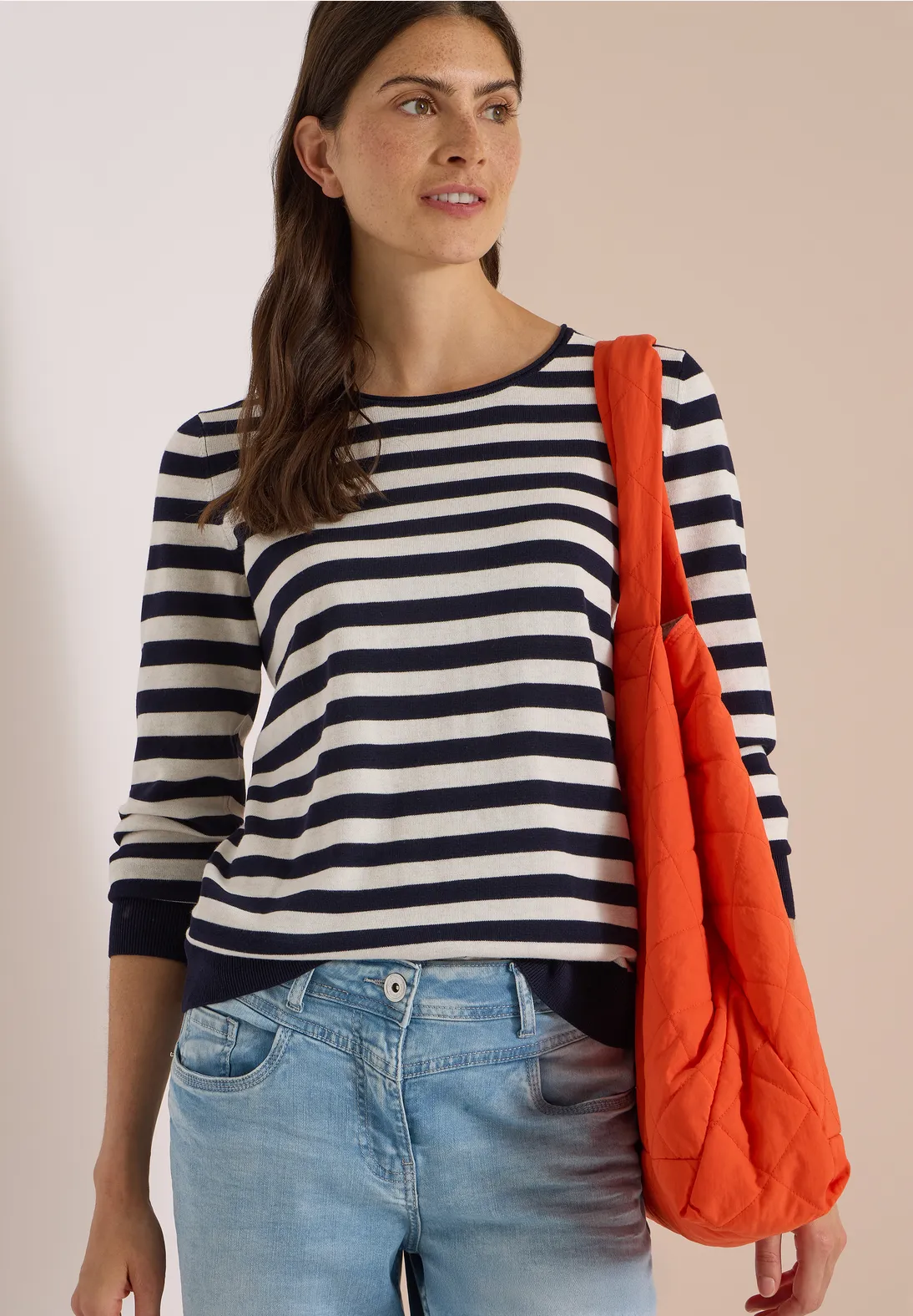 Cecil Trui met Strepen - Urban Dark Blue