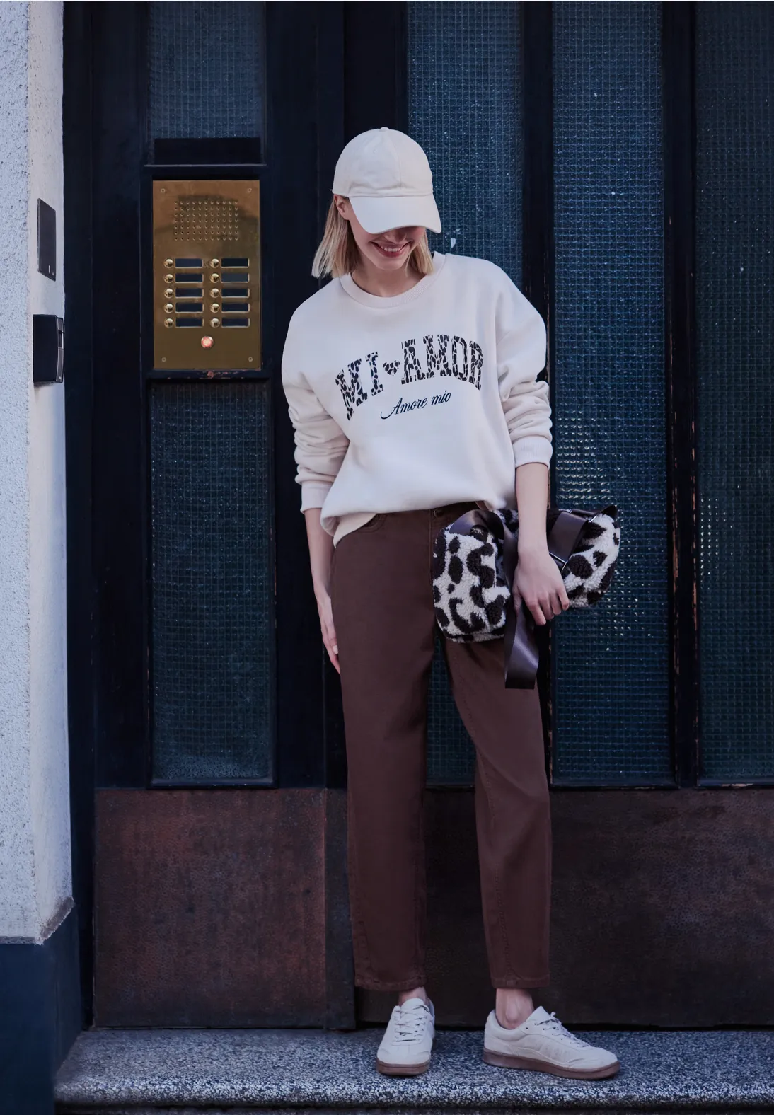 Street One Studio Barrel Jeans Cleo - Burgundi Color Washed