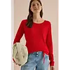 Structured Jumper - Flame Red