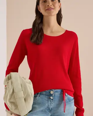 Cecil Structured Jumper - Flame Red
