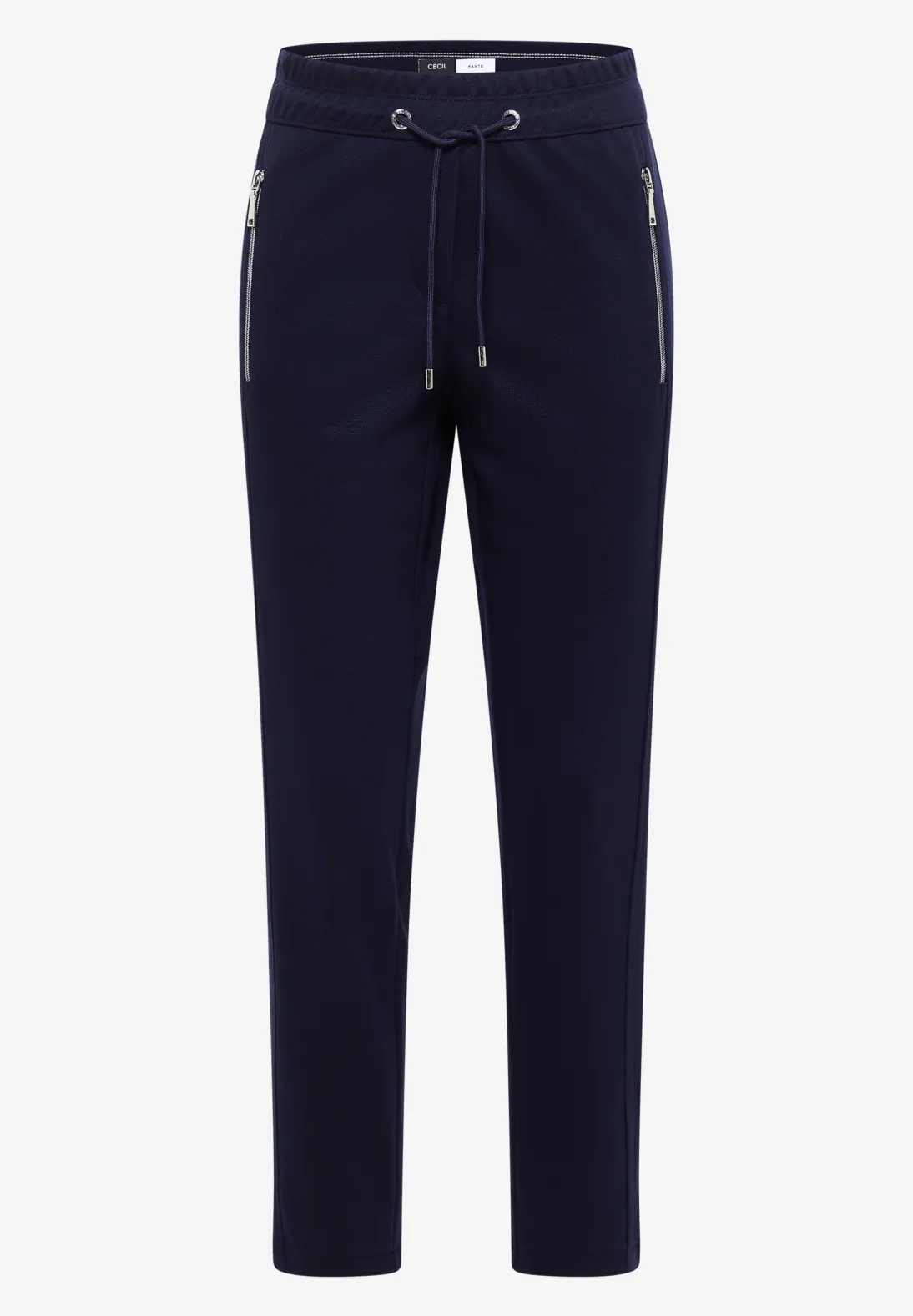 Cecil Casual Fit Pants Tracey - Urban Dark Blue