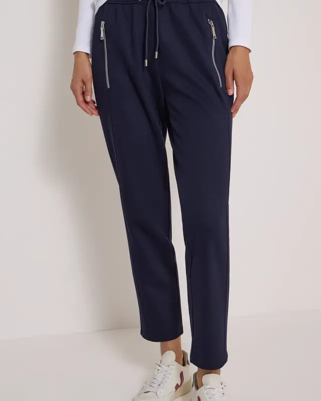 Cecil Casual Fit Hose Tracey - Urban Dark Blue