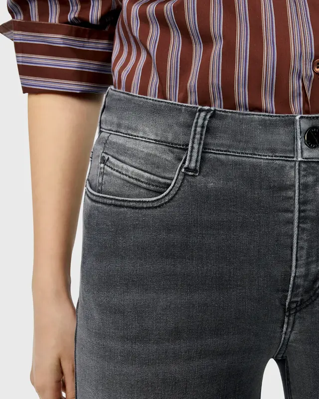 Mac Jeans Dream Wide Authentic Jeans - Soft Grey Authentic Used