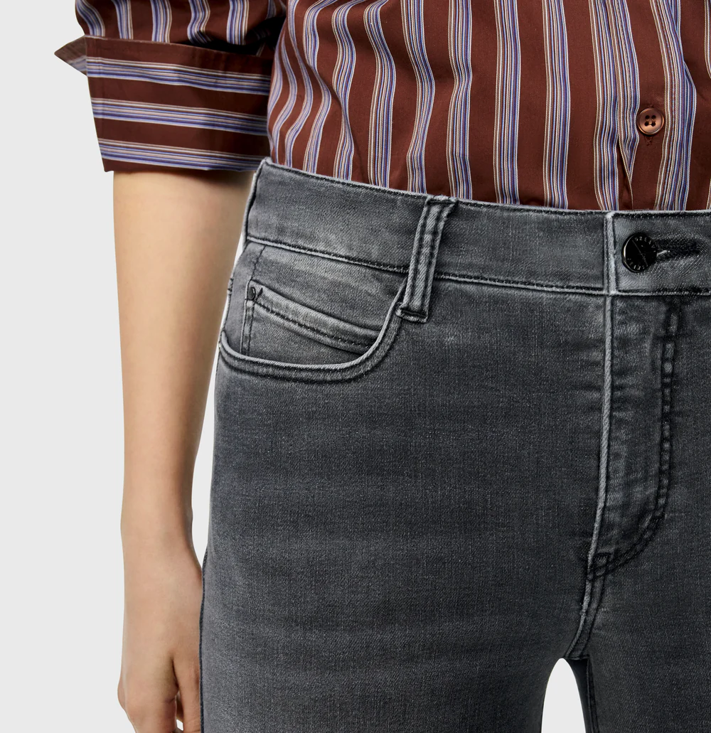 Mac Jeans Dream Wide Authentic Jeans - Soft Grey Authentic Used