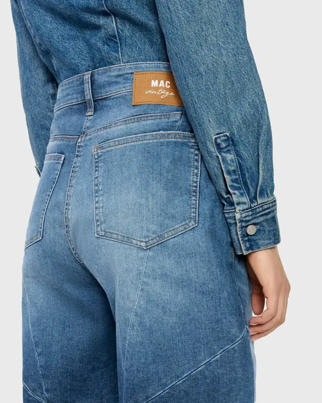Mac Jeans Dakota Barrel Seam Jeans - Fashion Blue Used