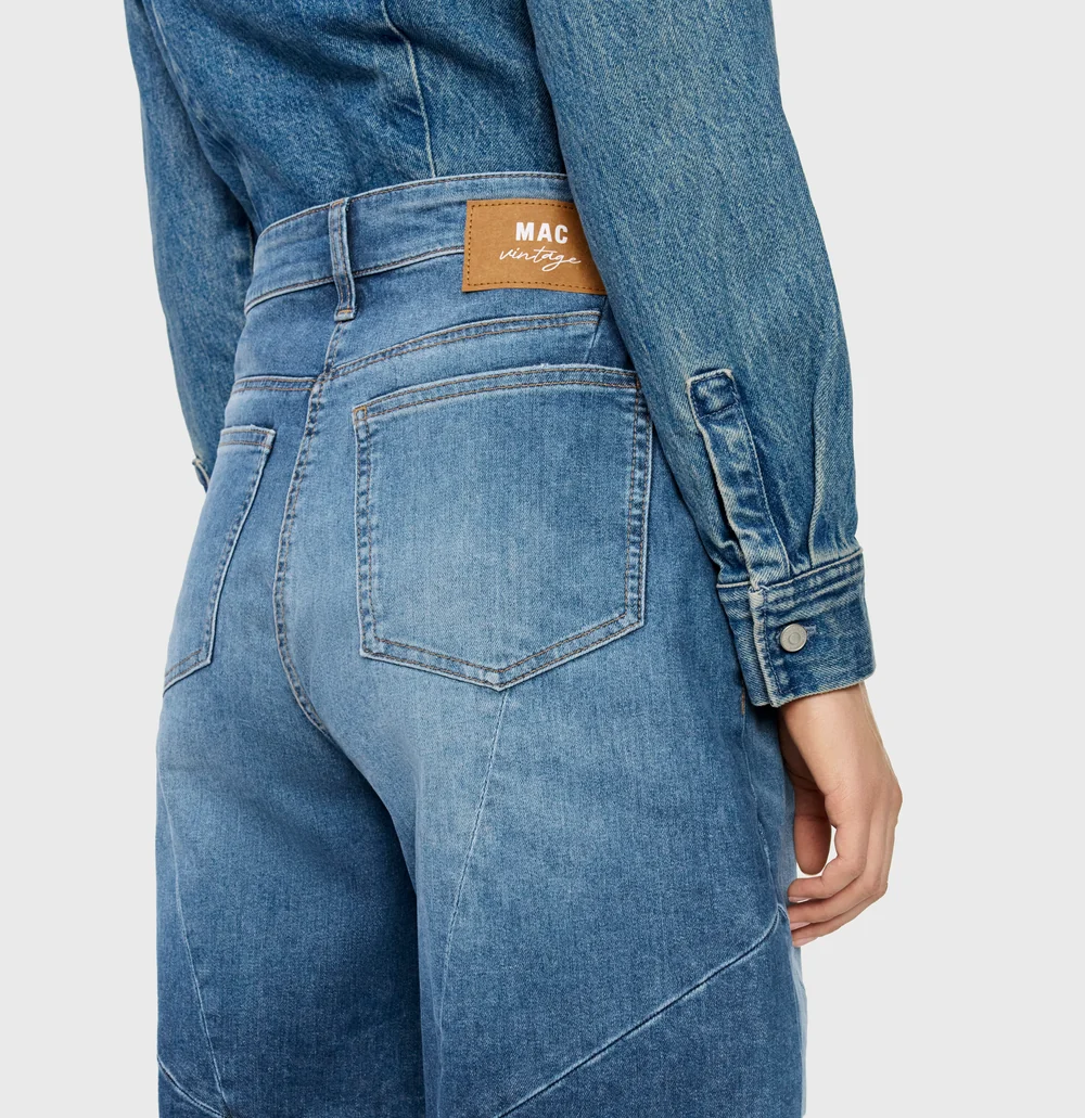 Mac Jeans Dakota Barrel Seam Jeans - Fashion Blue Used