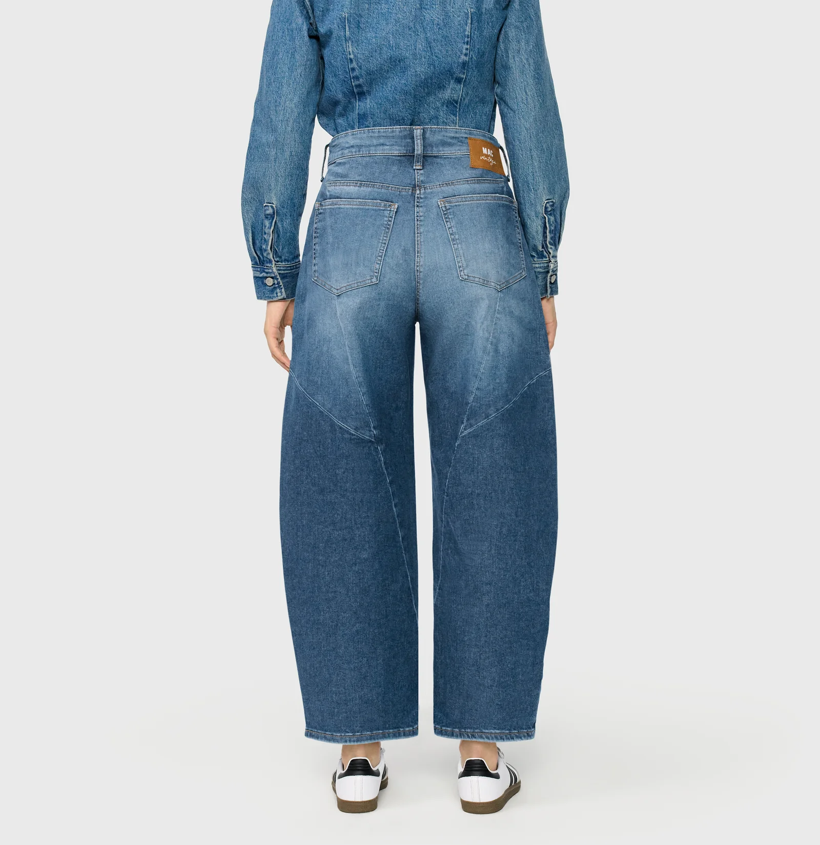 Mac Jeans Dakota Barrel Seam Jeans - Fashion Blue Used