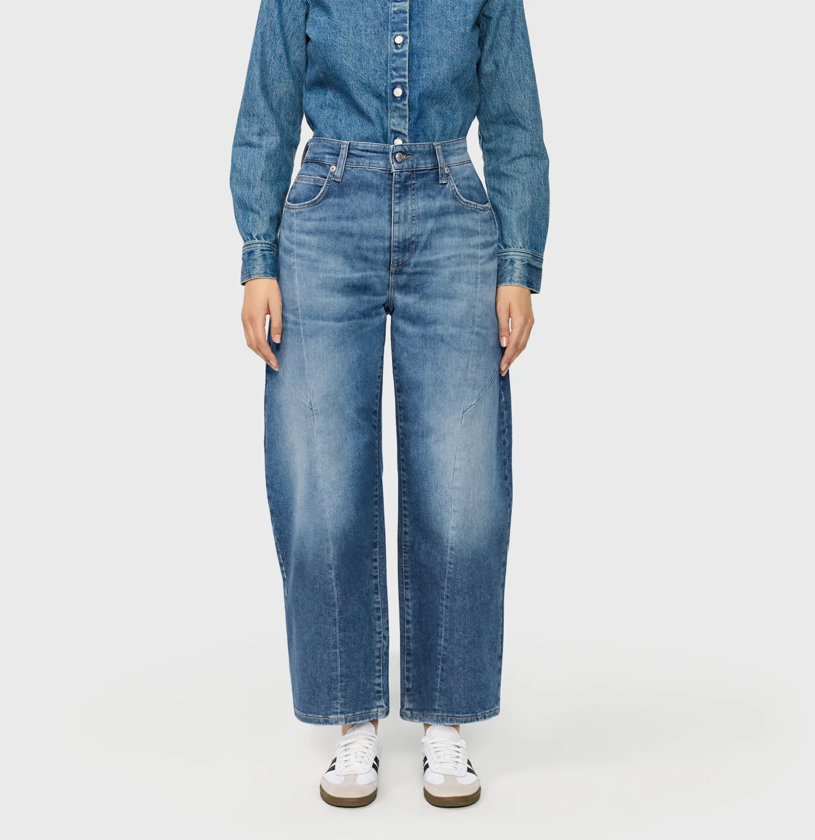 Mac Jeans Dakota Barrel Seam Jeans - Fashion Blue Used