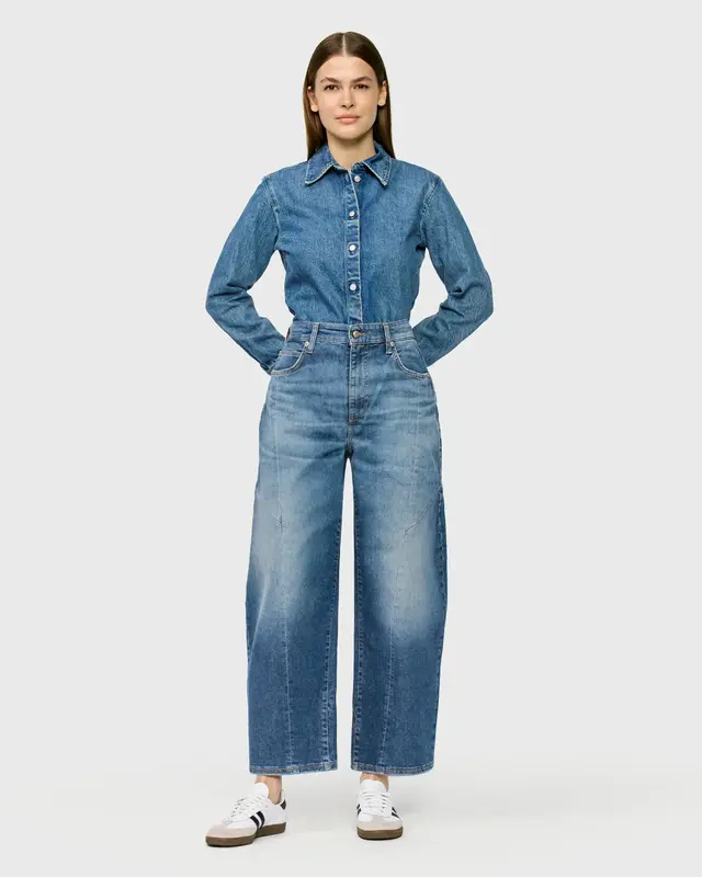 Mac Jeans Dakota Barrel Seam Jeans - Fashion Blue Used
