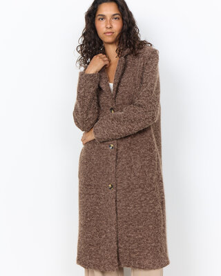 Soyaconcept Coat Hira 3 - Chocolate Plum