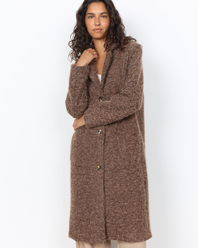 Soyaconcept Coat Hira 3 - Chocolate Plum