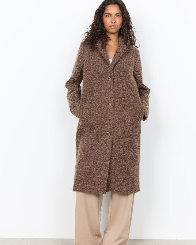 Soyaconcept Coat Hira 3 - Chocolate Plum
