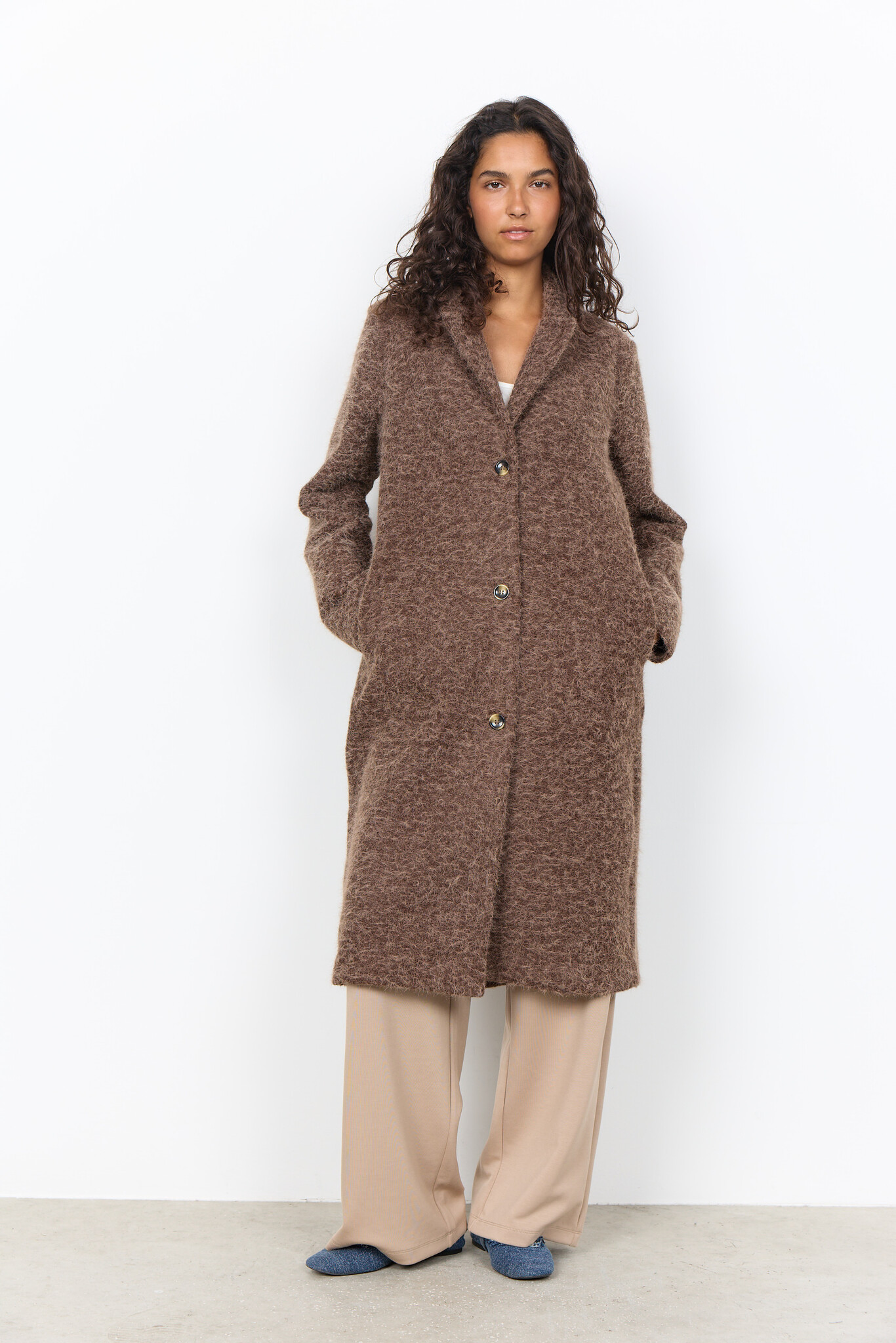 Soyaconcept Coat Hira 3 - Chocolate Plum