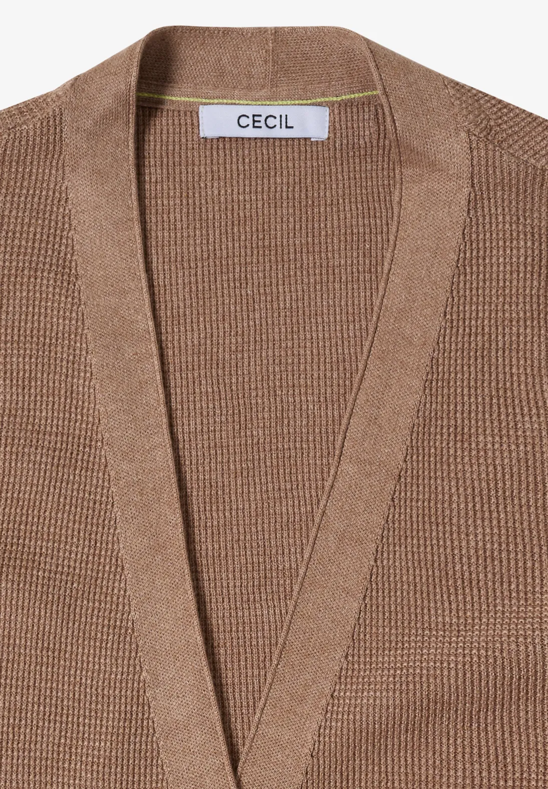 Cecil Structured Cardigan - Creamy Mocha Melange