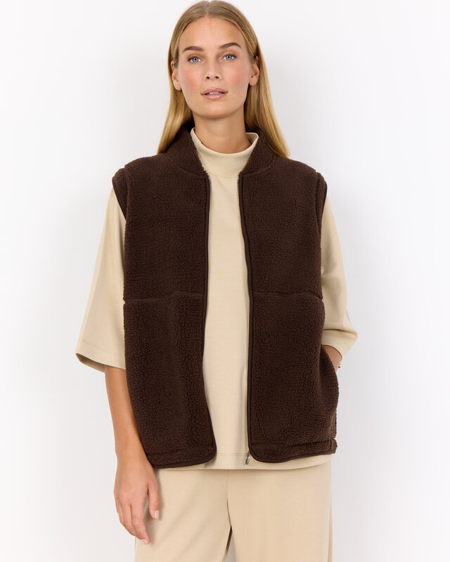 Soyaconcept Waistcoat Onyx 3 - Chocolate Plum